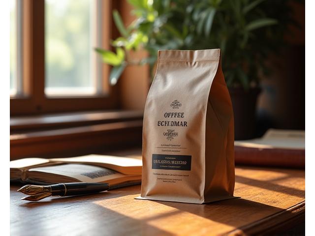 Bag of Oxford Scholar coffee blend, reflecting morning contemplation